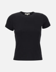 T-shirt in misto cotone Pima V090884679 001BLK VINCE. 