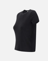 T-shirt in misto cotone Pima V090884679 001BLK VINCE. 