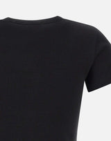 T-shirt in misto cotone Pima V090884679 001BLK VINCE. 