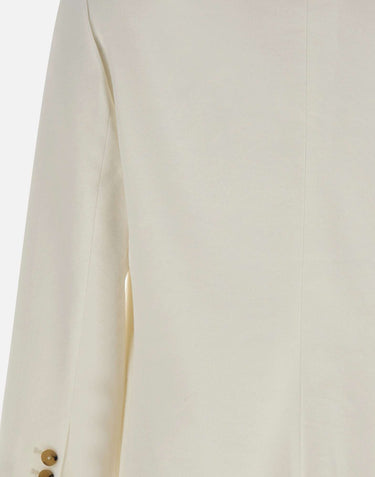 Blazer in misto lino V099891559 101OWH VINCE. 