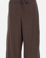 VINCE. Pantaloni in misto lino BROWN Donna 