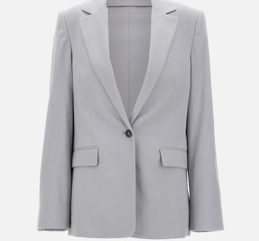 Blazer in misto lino V169891664 074BMI VINCE. 