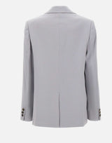 Blazer in misto lino V169891664 074BMI VINCE. 