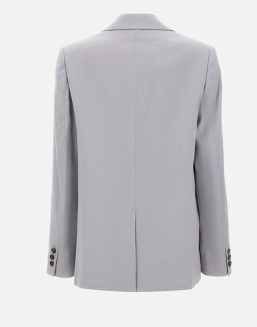 Blazer in misto lino V169891664 074BMI VINCE. 