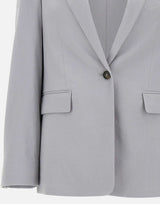 Blazer in misto lino V169891664 074BMI VINCE. 