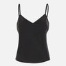 Top in raso V172013204 001BLK VINCE. 