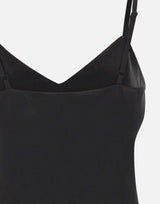 Top in raso V172013204 001BLK VINCE. 