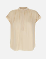 Blusa in seta con arricciature V181713198 154CRM VINCE. 