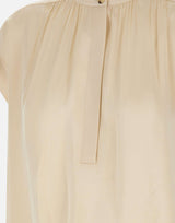 Blusa in seta con arricciature V181713198 154CRM VINCE. 