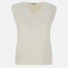 Gilet in maglia di misto cotone V182279857 137OWT VINCE. 