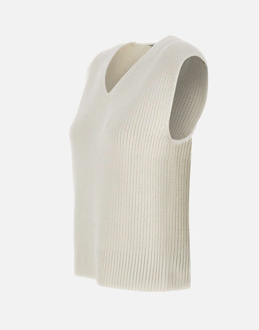 Gilet in maglia di misto cotone V182279857 137OWT VINCE. 