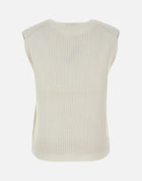 Gilet in maglia di misto cotone V182279857 137OWT VINCE. 