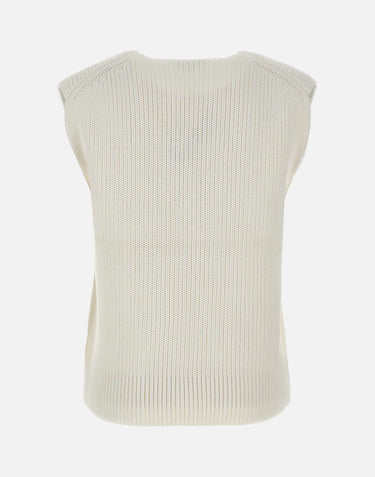 Gilet in maglia di misto cotone V182279857 137OWT VINCE. 
