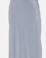 Gonna sottoveste in raso con spacco laterale V890230667 431LTL VINCE. 