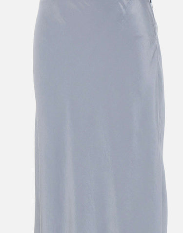 Gonna sottoveste in raso con spacco laterale V890230667 431LTL VINCE. 