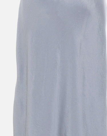 Gonna sottoveste in raso con spacco laterale V890230667 431LTL VINCE. 