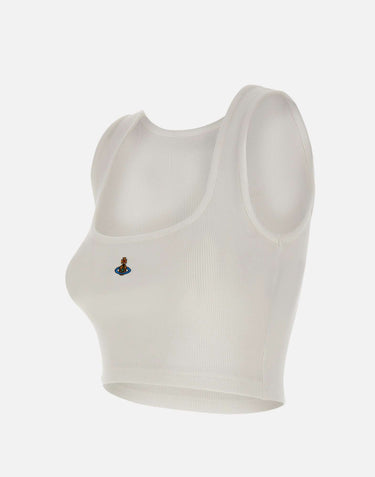 "Cropped rib vest" 1G010011 J009CA401 VIVIENNE WESTWOOD 