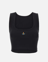 "Cropped rib vest" 1G010011 J009CN401 VIVIENNE WESTWOOD 