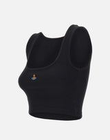 "Cropped rib vest" 1G010011 J009CN401 VIVIENNE WESTWOOD 