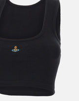 "Cropped rib vest" 1G010011 J009CN401 VIVIENNE WESTWOOD 