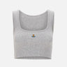 "Cropped rib vest" 1G010011 J009CP001 VIVIENNE WESTWOOD 