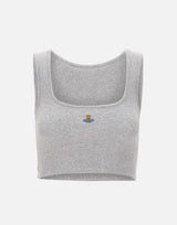 "Cropped rib vest" 1G010011 J009CP001 VIVIENNE WESTWOOD 