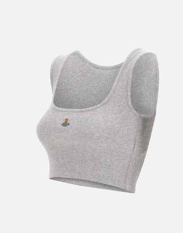 "Cropped rib vest" 1G010011 J009CP001 VIVIENNE WESTWOOD 