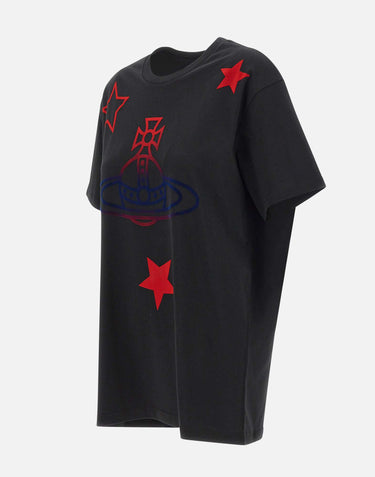 T-shirt "Orb&Stars Classic" 3G010056 J00B9N401 VIVIENNE WESTWOOD 