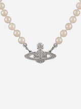 "Mini Bas Relief Pearl Necklace" 63010100 02P104 VIVIENNE WESTWOOD 