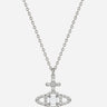 "Olympia Cubic Zirconia Pendant Necklace" 630203IC 02P102 VIVIENNE WESTWOOD 