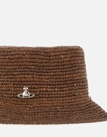 Cappello da pescatore in rafia 81020009 K005NC405 VIVIENNE WESTWOOD 