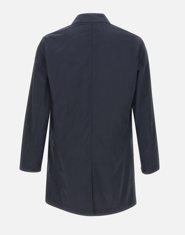 WOOLRICH Trench "Urban Lamar" BLUE Uomo 