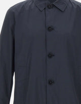 WOOLRICH Trench "Urban Lamar" BLUE Uomo 