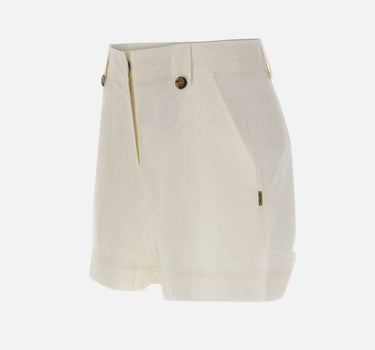 WOOLRICH Shorts in popeline di cotone WHITE Donna 