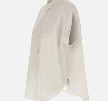 WOOLRICH Camicia in popeline di cotone WHITE Donna 