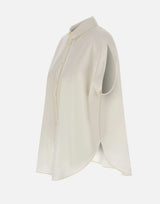 WOOLRICH Camicia in popeline di cotone WHITE Donna 