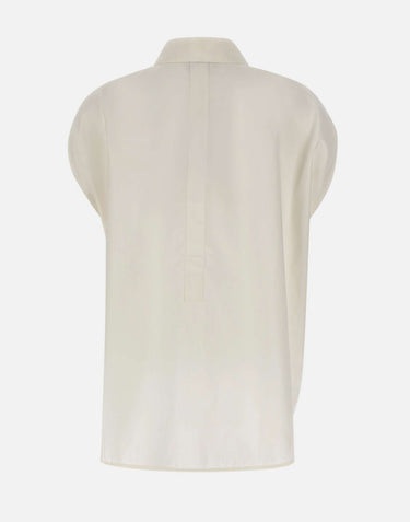 WOOLRICH Camicia in popeline di cotone WHITE Donna 