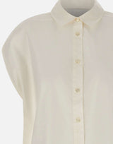 WOOLRICH Camicia in popeline di cotone WHITE Donna 