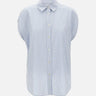 WOOLRICH Camicia in popeline di cotone a righe Light Blue Donna 
