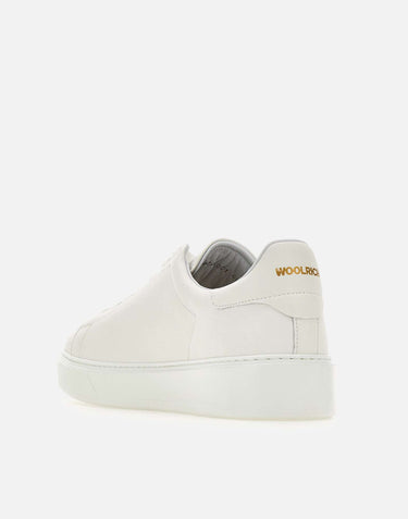 WOOLRICH Sneakers "Classic Court" WHITE Uomo 