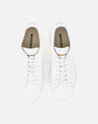 WOOLRICH Sneakers "Classic Court" WHITE Uomo 