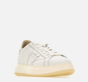 WOOLRICH Sneakers in pelle WHITE Uomo 