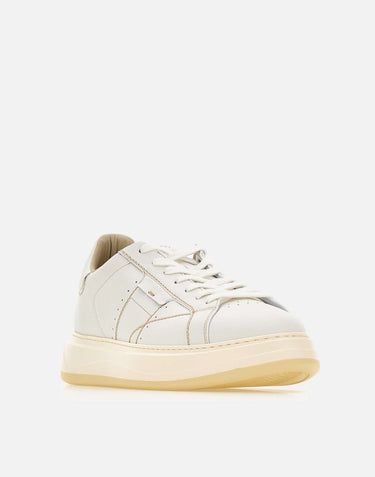 WOOLRICH Sneakers in pelle WHITE Uomo 
