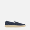 WOOLRICH Mocassini in pelle scamosciata BLUE Uomo 