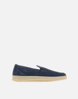 WOOLRICH Mocassini in pelle scamosciata BLUE Uomo 