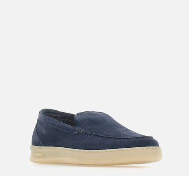 WOOLRICH Mocassini in pelle scamosciata BLUE Uomo 