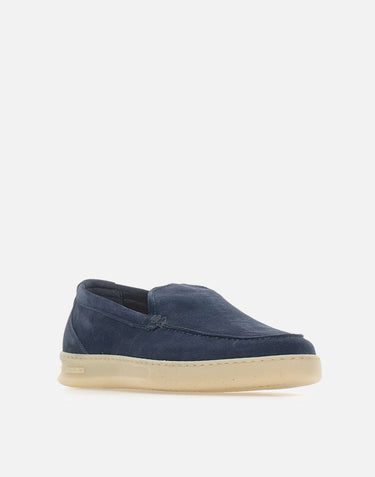 WOOLRICH Mocassini in pelle scamosciata BLUE Uomo 