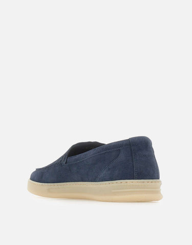 WOOLRICH Mocassini in pelle scamosciata BLUE Uomo 