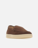 WOOLRICH Mocassini in pelle scamosciata BROWN Uomo 