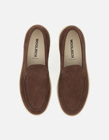 WOOLRICH Mocassini in pelle scamosciata BROWN Uomo 